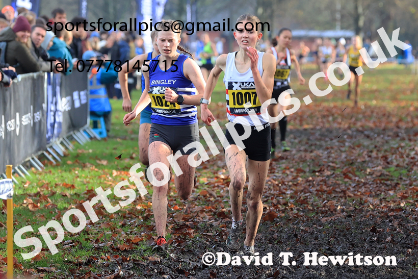 Senior Womens and Under-23s 2025 Liverpool Cross Challenge, Sefton Park, Saturday, November 22th. Photo: David T. Hewitson/Sports for All Pics